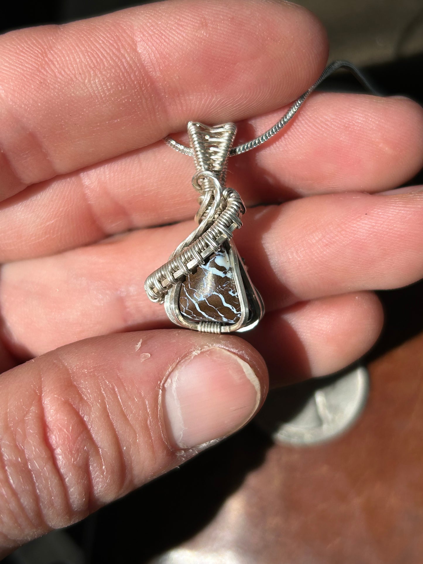 Boulder Opal Pendant