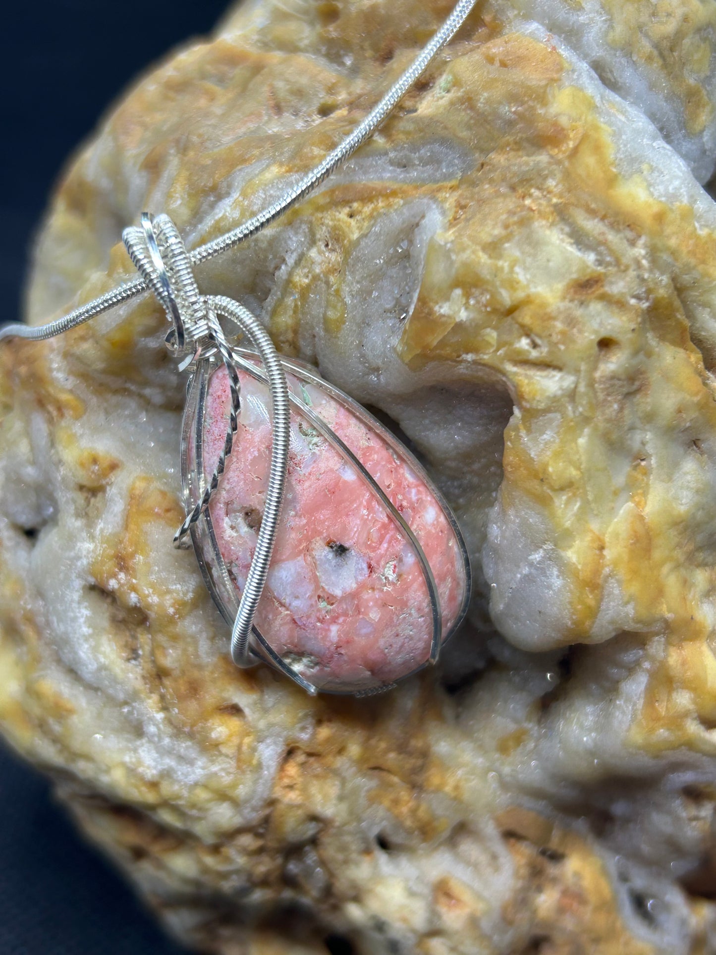 Pink Opal Pendant