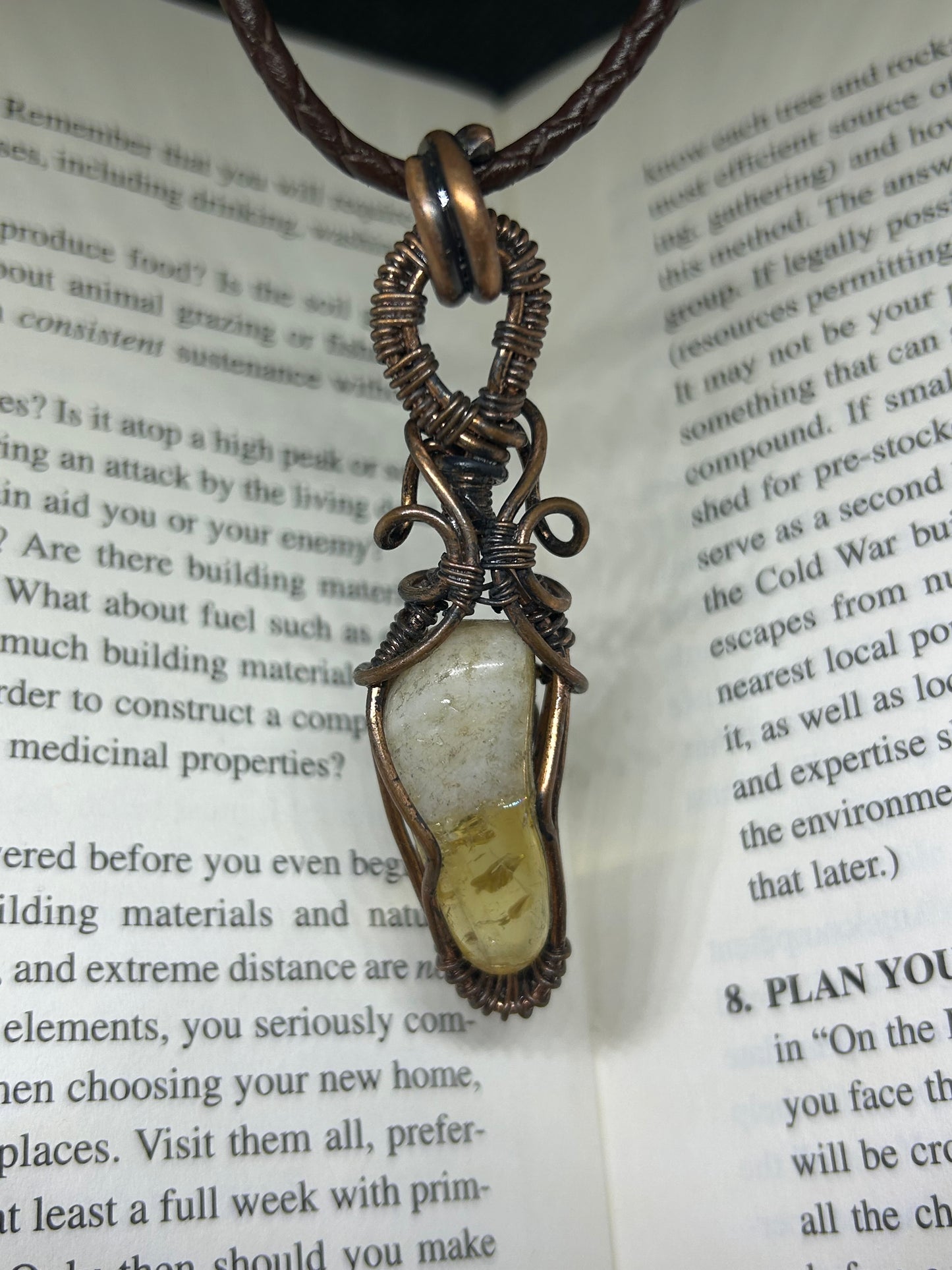Citrine pendant