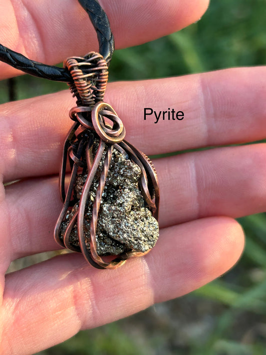 Pyrite pendant