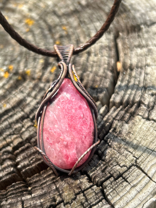 Rhodochrosite Pendant