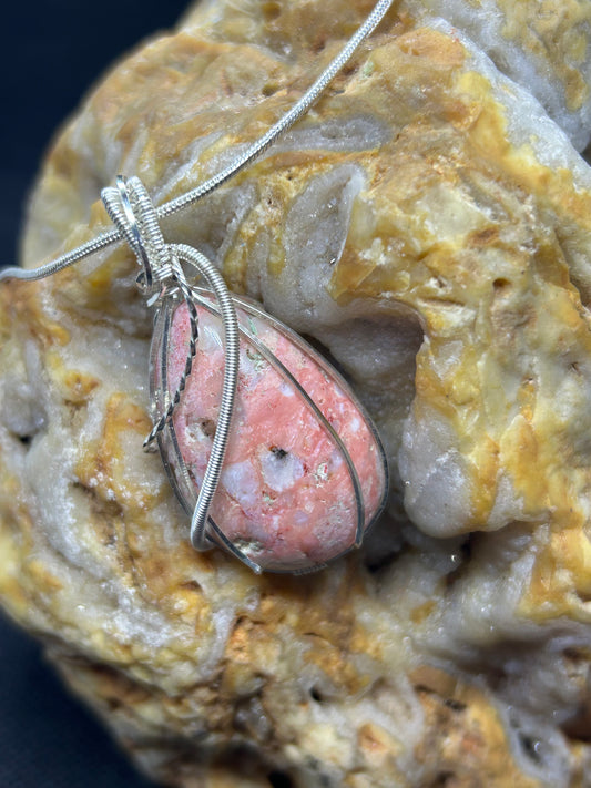 Pink Opal Pendant