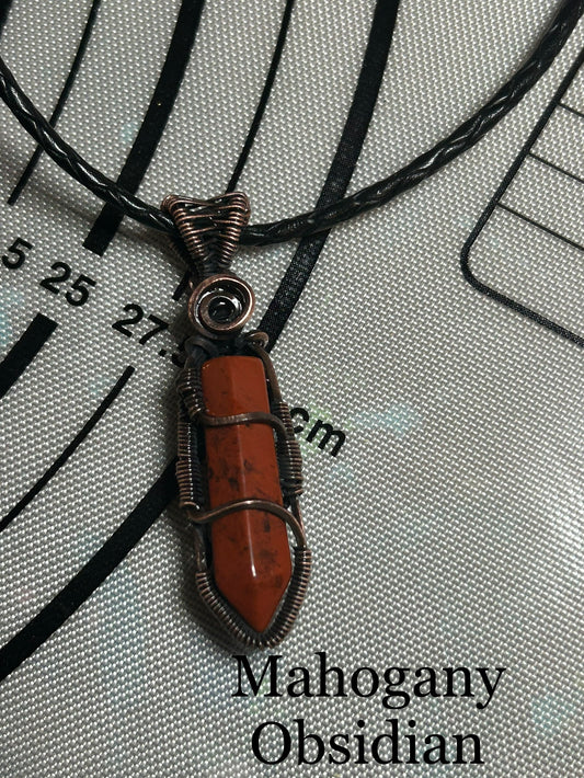 Mahogany Obsidian Pendant